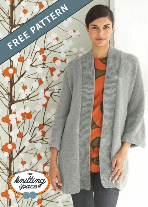 Knitting Pattern Long Cardigan, Lion Brand Free Knitting Patterns, Coat Knitting Pattern Free, Women’s Knitted Cardigan Patterns, Knitting Patterns Free Cardigans Ladies Double Knit, 4ply Cardigan Pattern Ladies Free, Easy Knit Cardigan, Long Cardigan Knitting Pattern, Sweater Coat Pattern