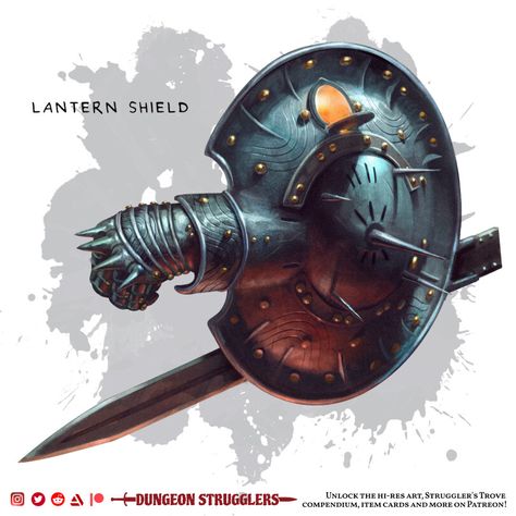 Items & Monster Art - Arts & Crafts - D&D Beyond General - D&D Beyond Forums - D&D Beyond Lantern Shield, Shield Rpg, Shield Concept Art, Shield Dnd, Shield Armor, Magical Items, D D Items, Dnd 5e Homebrew, Dnd Dragons