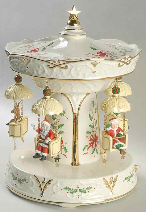 Lenox Holiday (Dimension) Carnival Swing Musical Centerpiece Carnival Swings, Carousel Musical, Musical Carousel, Christmas Carousel, 3d Templates, Christmas Music Box, Lenox Christmas, Lenox Holiday, Centerpiece Christmas