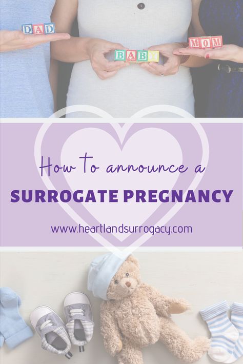 How to announce your surrogate pregnancy. Some tips on sharing the news of your incredible journey. #surrogacy #surrogacyannouncement #pregnancyannouncement Surrogate Gender Reveal Ideas, Surrogacy Gifts For Intended Parents, Gestational Carrier Announcement, Surrogate Baby Shower Ideas, Surrogacy Announcement Ideas, Surrogacy Pictures, Surrogate Announcement, Surrogate Pregnancy Announcement, Surrogacy Pregnancy Announcement