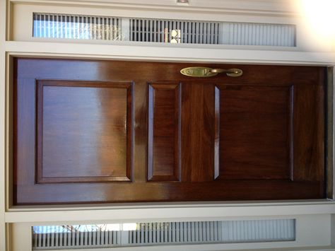 The door was stripped, stained and finished with Fine Paints of Europe varnish. Door Colour Ideas, Cedar Stain, Fine Paints Of Europe, Paint Door, Door Colour, Front Door Design, Colour Ideas, Paint Paint, Unique Doors