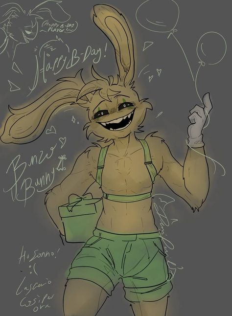 Bunzo Bunny, Poppy Playtime Chapter 2, Bunny Sketch, Bunny Sketches, Cat Skull, Adventure Time Art, Poppy Playtime, Anime Fnaf, Creepy Dolls