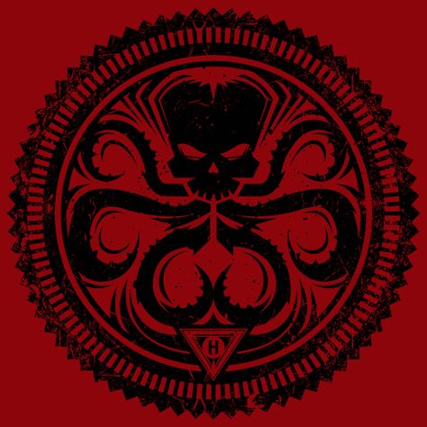 Red Skull Marvel, Star Wars Manga, Hydra Marvel, Kraken Art, Cthulhu Art, Hail Hydra, Day Of The Shirt, Marvel Wall, Octopus Tattoo