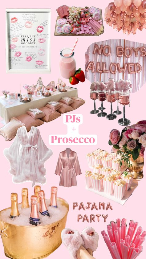 Bachelorette party inspo!! Pale Pink Bachelorette, Feminine Bachelorette Party, Mimosa Bachelorette Party, April Bachelorette Party, Victoria Secret Bachelorette Party, Vintage Bachelorette Party Themes, Pjs Bachelorette Party, Girl Bachelorette Party Ideas, Galsmas Party