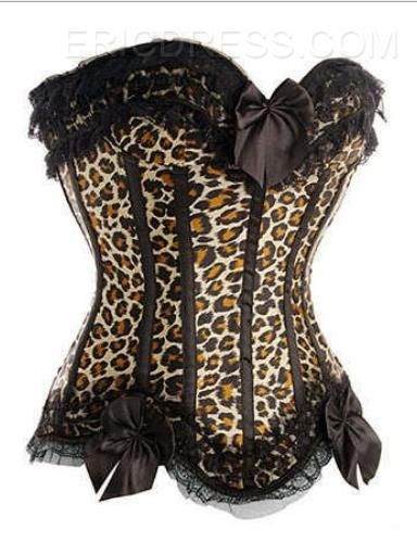 Corset Steampunk, Body Shaper Corset, Under Bust Corset, Bustier Lingerie, Fashion Corset, Satin Bustier, Boned Corsets, Leopard Prints, Overbust Corset