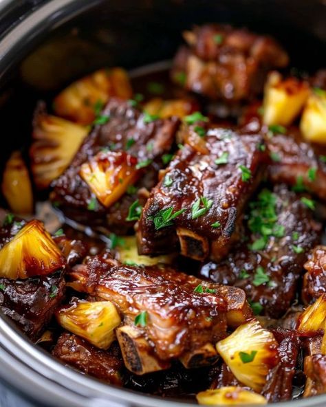 My Hawaiian friend first showed me this recipe, and we've been eating it regularly since! Hawaiian Dinner Party Menu Ideas, 10 Minute Dinner Ideas, Best Rated Dinner Recipes, Hungry Man Meals, Potluck Meat Dish Ideas, Crockpot Recipes For A Party, Hawaiian Meals Ideas, Dinner Ideas For Family Of 6, Healthy Pot Luck Dishes