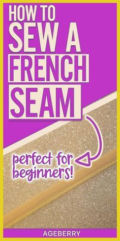 Sewing Darts, Sewing Hems, Sewing Seams, Sewing Elastic, Beginner Sewing Projects Easy, Rick Rack, Sewing Lessons, French Seam, Sewing Projects For Beginners