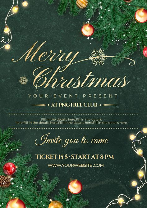 Christmas delicate style dark green invitation#pikbest#templates Dark Green Invitation, Christmas Party Invitations Ideas, Christmas Invitation Design, Green Christmas Background, Christmas Advertisement, Christmas Poster Design, Christmas Invitation Card, Burgundy Invitations, Green Invitation