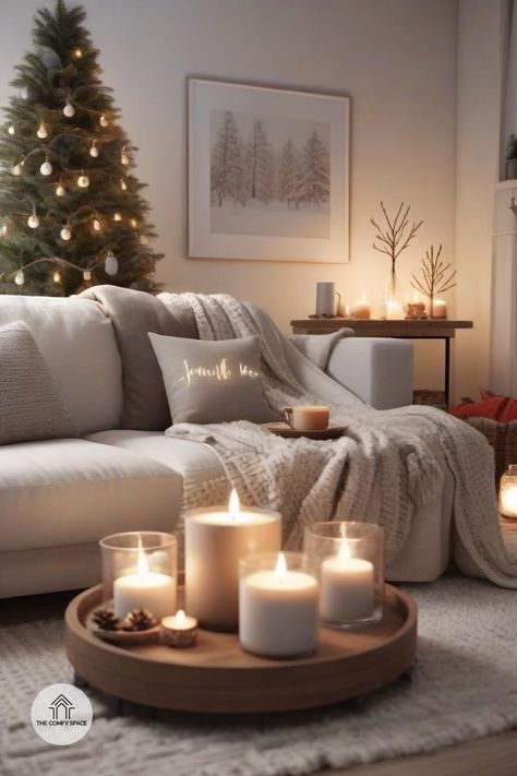 Looking to give your living room a cozy winter makeover without emptying your wallet? Dive into these budget-friendly DIY ideas that will add warmth and charm to your space. From snuggly throws to creative centerpieces, you can create a winter wonderland that reflects your style. Let’s embrace the season with affordable creativity!#WinterDecor #DIYHome #BudgetFriendly #HomeMakeover #CozyVibes Winter Living Room Decor Cozy, Cosy Home Aesthetic, Winter Home Decor Cozy, Cozy Minimalist Home, Winter Living Room Decor, Comfy Space, Creative Centerpieces, Winter Living Room, Room On A Budget