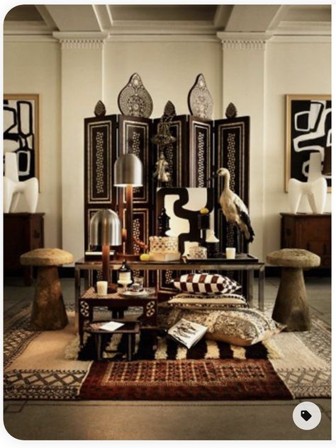 Lovely Interior, African Interior Design, African Inspired Decor, African Interior, Global Decor, African Home Decor, African Decor, Eclectic Interior, Malene Birger