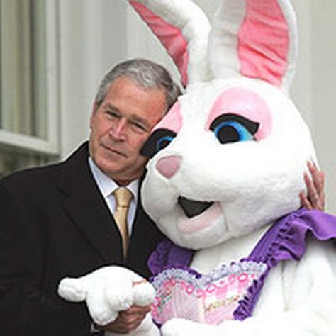 Bush's malapropisms just in one article. Hilarious!! Creepy Easter, Easter Bunny Pictures, Freeze Frame, Rabbit Hutch, Interesting Pictures, Easter Goodies, George Bush, Easter Blessings, Easter Photos