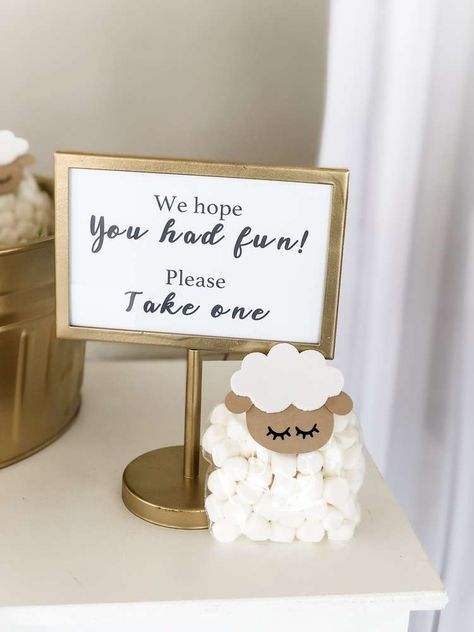 Lamb Party Theme, Mary Had A Little Lamb Baby Shower Theme, Lamb Theme Baby Shower Ideas, Baby Lamb Baby Shower Ideas, Sheep Baby Shower Theme, Lamb Gender Reveal, Sheep Baby Shower Ideas, Little Lamb Baby Shower Ideas, Lamb Baby Shower Ideas