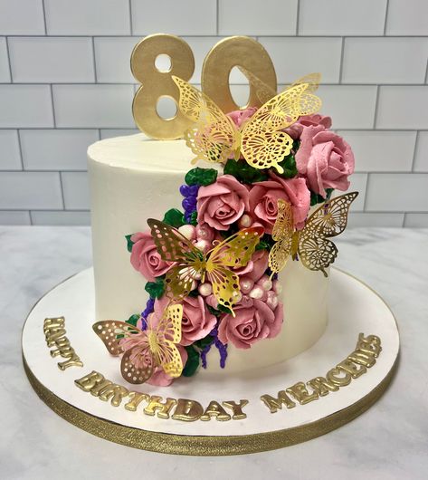 80 Birthday Cake Woman Design, 80 Birthday Cake Grandma, 80 Birthday Cake Woman, 83 Birthday Cake, 77th Birthday Cake, 70 Birthday Cake Female, 80th Birthday Cake For Grandma, Birthday Cake For Grandma, Cake Slice Packaging