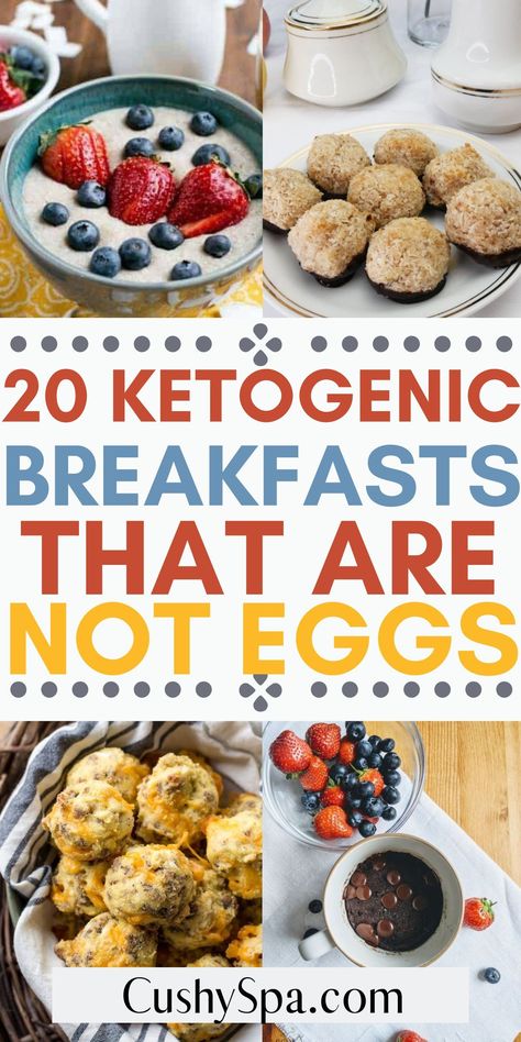 If you are on the keto diet and are curious about what to eat for a keto breakfast that is not eggs, you need to know these brilliant keto substitutes for keto-approved breakfasts that will help you get in ketosis. Use these low carb keto breakfast ideas for your keto diet today. Keto Substitutes, Low Carb Keto Breakfast, Ketogenic Breakfast, Keto Breakfast Ideas, Keto Breakfasts, Keto Diet List, Desserts Keto, Breakfast Low Carb, Keto Diet Breakfast