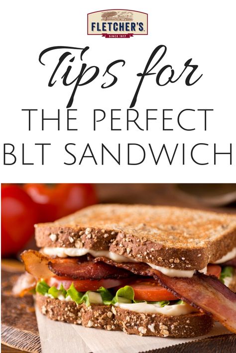 The Anatomy of a Perfect BLT - Tips for a great BLT sandwich! How To Make A Blt Sandwich, Best Bread For Blt Sandwich, Perfect Blt Sandwich, Blt Sandwich Recipes, Perfect Blt, Bread To Make, Perfect Bacon, Easy Sandwich Recipes, Blt Sandwich