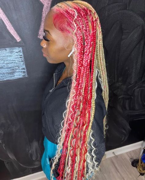 Hair Braid Ideas, Black Women Weave Hairstyles, Pink Weave, Event Hairstyles, Short Box Braids Hairstyles, Sleek Ponytail Hairstyles, Hair Color Options, Quick Natural Hair Styles, Weave Hair