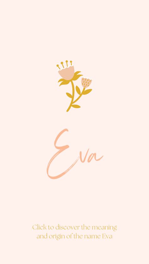 Discover the meaning and origin of the name Eva. Eva Name Wallpaper, Eva Name Meaning, Evander Name Meaning, Eva Wallpaper, Evangeline Name Meaning, Eva Name, Emma Meaning Name, Eva Core, Latin Names