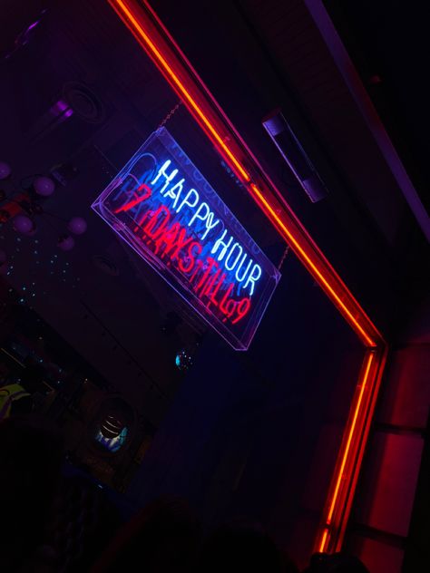 Happy hour Happy Hour Aesthetic, 2024 Vision, Phone Wallpapers, Neon Sign, Happy Hour, Phone Wallpaper, Neon Signs, Neon, Wallpapers