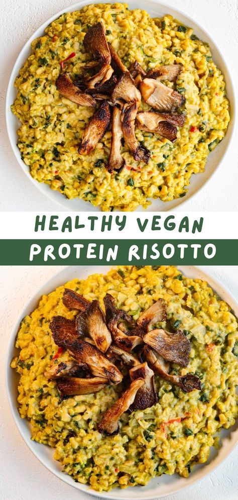 Protein Rich Vegan Meals, High Protein Soy Free Vegan Meals, High Protein Risotto, Easy Nutrient Dense Meals, Vegan Barley Recipes, Vegan Protein Dinner, High Protein Meals Vegan, High Protein Plant Based Meals, Vegan Recipes High Protein