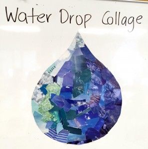 Water Drop Collage | Save Water & Money with Every Flush!™ | https://ToiletSaver.com | Toilet Saver is a simple, inexpensive, ingenious product that reduces the amount of water and money that toilets waste with every flush. | Installs in minutes & does not affect the flush! | Less than $4 per toilet! | #SaveWater #SaveMoney Collage Project, Earth Day Projects, Earth Day Crafts, World Water Day, Earth Day Activities, Art Projects For Kids, Collage Art Projects, Water Projects, Art Premier