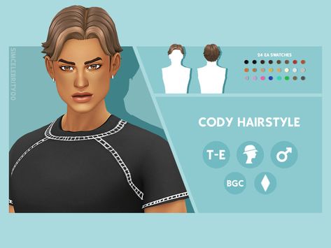 Sims 4 Hair Male, Chopstick Hair, Male Hair, Play Sims, Sims 4 Mm, Sims 4 Downloads, Los Sims, Sims 4 Cc Packs, Sims Hair