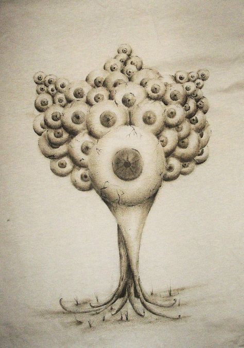 EYE TREE Deep Eyes, Scary Eyes, Scary Drawings, Good To See You, Eye Art, Art Google, Popular Pins, Dark Fantasy, Cool Pictures