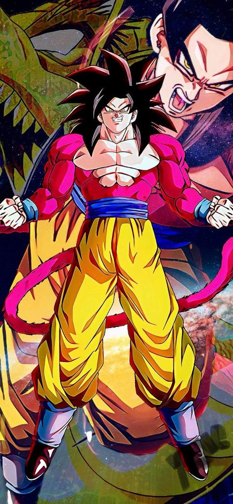 Goku SS4 FullPower Dragon Ball Gt, Son Goku, Anime Movies, The Dragon, Dragon Ball Super, Dragon Ball Z, Dragon Ball, Anime, Art