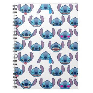 Stitch Stationary, Stitch Emoji, Lilo And Stitch Toys, Stitch Things, Disney Notebook, Lilo And Stitch Merchandise, Emoji Gifts, Emoji Patterns, Lilo And Stitch Quotes