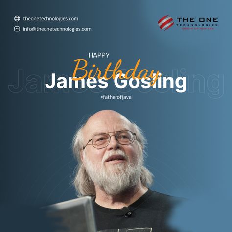 #HappyBirthday to the visionary creator of #Java – James Gosling! Your impact on the software industry is unparalleled, and your legacy continues to shape the way we code and innovate. Here's to a fantastic year ahead!  

#JamesGosling #TechLegend #TheOneTechnologies James Gosling, Badshah Rapper, Becky Wwe, Java, Wwe, The Way, Software, The Creator, Coding