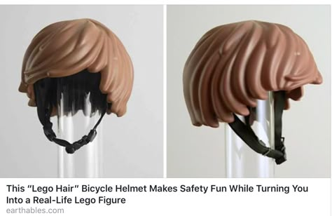 Lego Hair, Safety Poster, Výtvarné Reference, Lego Figures, Take My Money, 웃긴 사진, Lego Duplo, Bike Helmet, Wheelchair