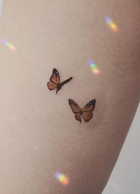 Butterful Tattoo, Brown Butterfly Tattoo, Burning Butterfly Tattoo, Brown Tattoos, Tiger Butterfly Tattoo, Filter Tattoo, Butterfly Wing Tattoo, Basketball Tattoos, Butterfly Ideas