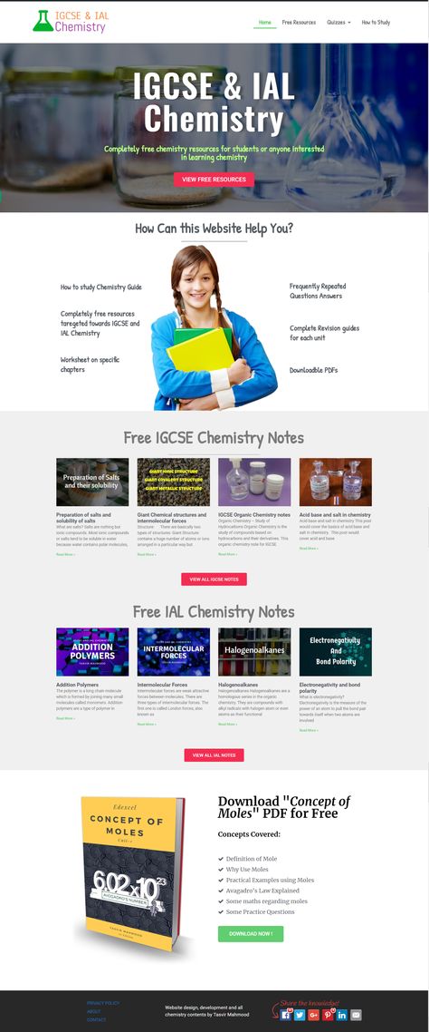 Completely free IGCSE and IAL chemistry notes and downloadable pdf file. Also, some challenging quizzes to test your skills.  #chemistry #science #education #quiz Igcse Chemistry Notes, A Level Chemistry Notes, Chemistry Revision, Chemistry Help, Revision Guides, Study Chemistry, Chemistry Notes, Past Papers, Education Level