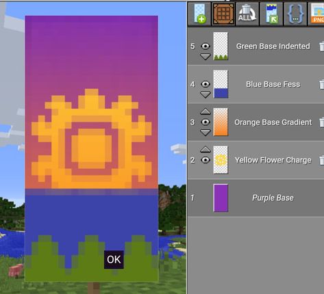 Sun Banner Minecraft, Mc Banner, Minecraft Banner Patterns, Minecraft Shops, Minecraft Cheats, Minecraft Banner, Minecraft Banner Designs, Minecraft Interior Design, Minecraft Banners