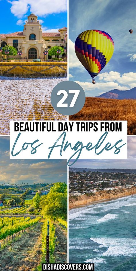 27 Best Day Trips From Los Angeles | day trips from los Angeles | day trips from los Angeles for kids | day trips from los Angeles bucket lists | best day trips from los Angeles | one day road trips from los Angeles | los Angeles day trip ideas | day trip los Angeles | day trip from la los Angeles | la day trips los Angeles | weekend getaways from los Angeles | la day trips | best day trips from la | day trips in la | day trips near la | weekend getaways from la | #daytripsfromla Los Angeles Day Trips, Los Angeles Bucket List, Southern California Travel, Day Trip Ideas, Kids Day, Los Angeles With Kids, Los Angeles Beaches, Bucket Lists, United States Travel