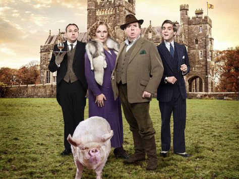 Blandings, TV review | Reviews | Culture | The Independent Blandings Castle, Timothy Spall, Jennifer Saunders, British Comedy, Bbc One, Green Eggs, Comedy Series, Fictional World, Children's Literature