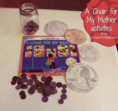 A Chair For My Mother, Math For Preschoolers, Learning Money, Math Homework Help, Teaching Money, Literature Lessons, Money Activities, Kindergarten Social Studies, Kids Book Club