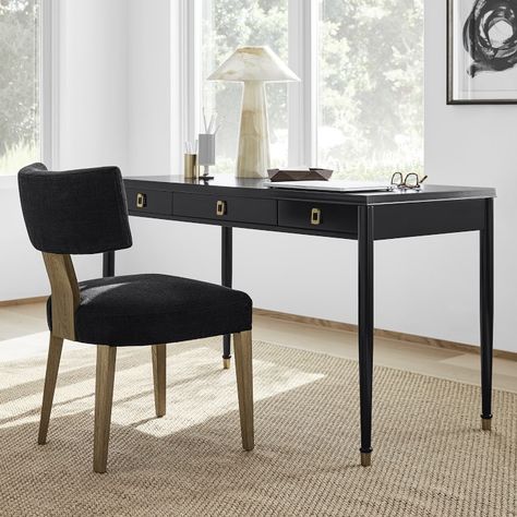 Lacourte Writing Desk | Williams Sonoma Hutch Desk, Dining Table Guide, Rug Buying Guide, Williams Sonoma Home, Room Planner, Sisal Rug, Pottery Barn Teen, Williams Sonoma, Custom Upholstery