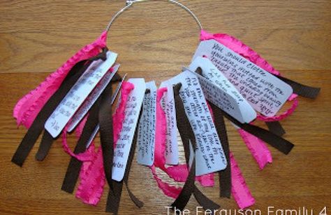 How to make a blessing ring.  Great and meaningful (and frugal) homemade gift.  I need to make these for the kids.... Diy Gifts For Girls, Baby Shower Card Sayings, Blessing Ring, Birthday Card Sayings, Women's Retreat, Secret Sister, Church Ministry, Retreat Ideas, Baby Shower Card