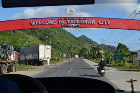 "Welcome to Tacloban" before the 2013 Typhoon Tacloban City, Tacloban, City At Night, Set Design, Manila, At Night, Philippines, Quick Saves, Design