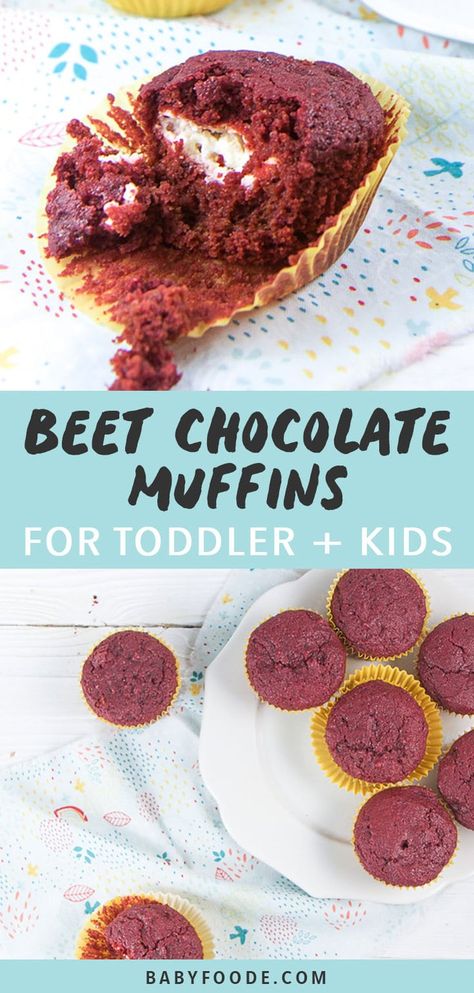 Traditional Red Velvet Cake, Beet Muffins, Muffins With Cream Cheese, Toddler Muffins, Kids Veggies, Cake With Cream Cheese Icing, Veggie Muffins, Healthy Breakfast Muffins, Sweet Muffin