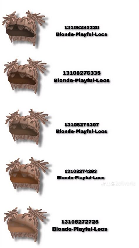 #robloxcodes #roblox Locs Roblox Codes, Baddie Hair Codes, Blond Weave, Berry Avenue Codes Hair, Codes For Hair, Roblox Codes Hair, Baddie Codes, Roblox Berry Avenue Codes, Berry Hair