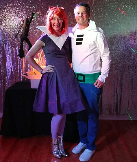 George Jetson, George Jetson Costume Diy, Jetsons Halloween Costumes, Jetsons Costume, Clever Halloween, Cartoon Costumes, Clever Halloween Costumes, Favorite Cartoon Character, Sewing Studio