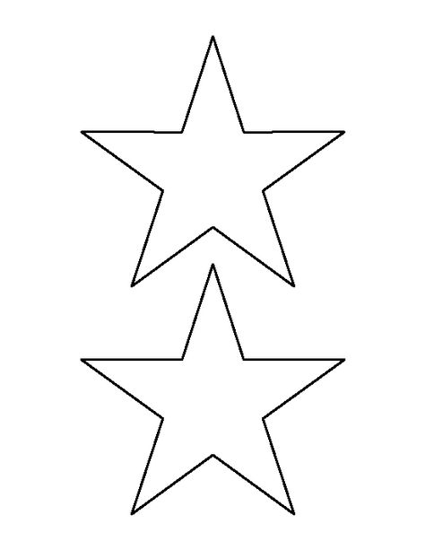 5 inch star pattern. Use the printable outline for crafts, creating stencils, scrapbooking, and more. Free PDF template to download and print at http://patternuniverse.com/download/5-inch-star-pattern/ Star Template Printable Free, Star Template Printable, Printable Outline, Free Printable Crafts, Printable Star, Nautical Crafts, Paper Christmas Decorations, Star Template, Star Stencil