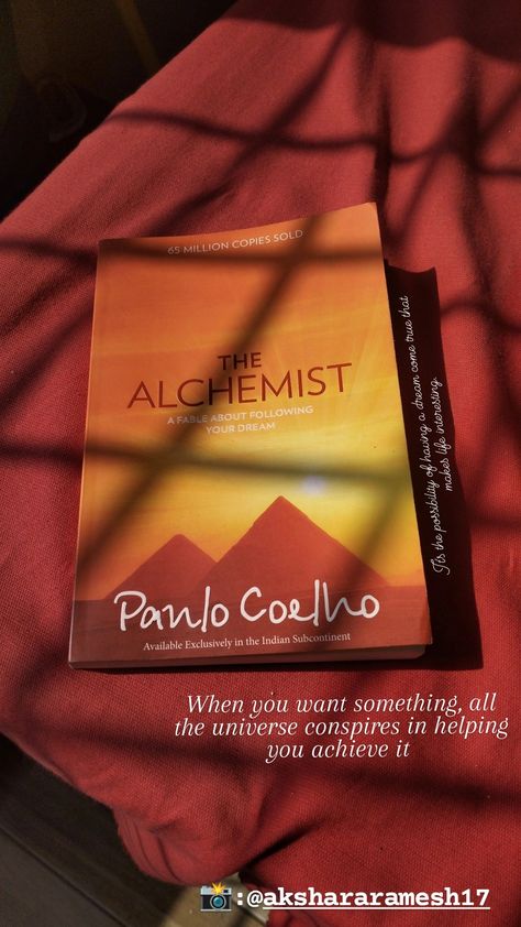 Book #bookphotography #alchemist #paulocoelho #bookstagram #pintrest #trending #booklover Alchemist Book Aesthetic, The Alchemist Aesthetic, The Alchemist Book Aesthetic, Alchemist Aesthetic, The Alchemist Book, Websites To Read Books, Alchemist Quotes, Study Snaps, Alchemist Book