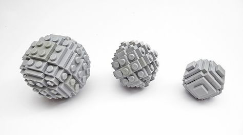 Small spheres | So I made 3 different designs based on the o… | Flickr Lego Sphere, Brick Block, Best Of Luck, Cool Lego Creations, Lego Architecture, Lego For Kids, Building Techniques, Lego Building, Everything Is Awesome