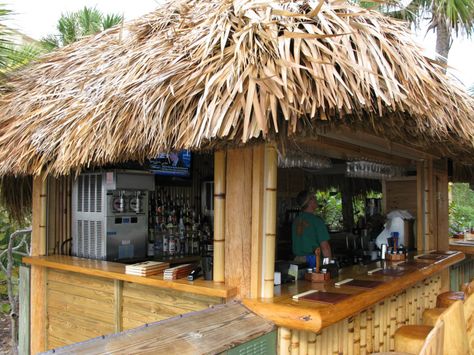 009 Backyard Tiki Bar Ideas, Tiki Cabin, Tiki Bar Design, Backyard Tiki Bar, Tiki Bar Ideas, Tiki Bars Backyard, Outdoor Tiki Bar, Poolside Cabana, Tiki Bars