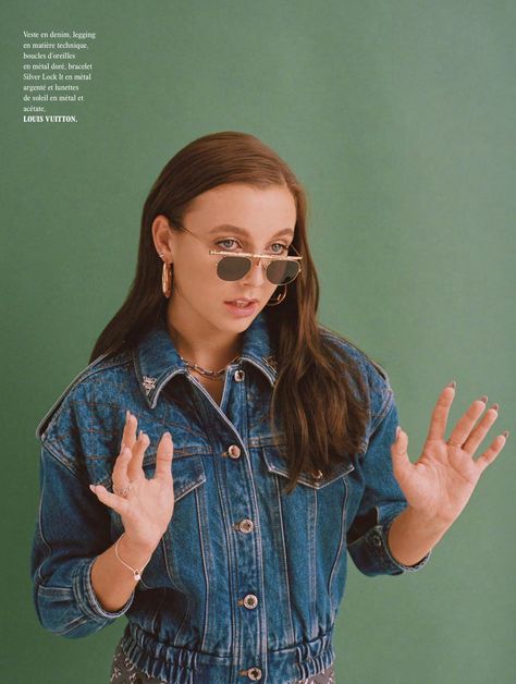 Paris March, Shady Lady, Emma Chamberlain, Arm Tattoos, Vogue Magazine, Girl Crush, Celebrity Pictures, All About Fashion, Celebrities Female