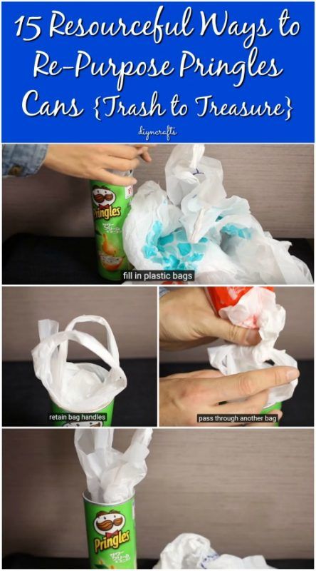 15 Resourceful Ways to Re-Purpose Pringles Cans {Trash to Treasure} - Video Easy Plastic Bottle Crafts, Easy Recycled Crafts, Recycling Hacks, Pringles Can, Easy Diy Gifts, Upcycle Recycle, Plastic Crafts, Trash To Treasure, Can Crafts