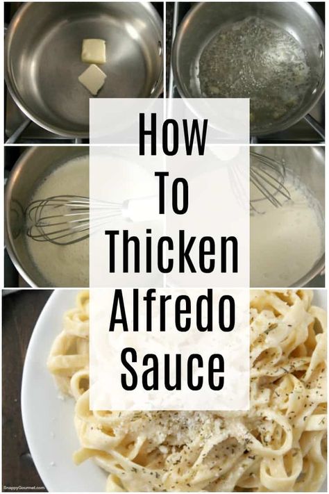 Ground Beef Breakfast, Alfredo Sauce Recipe Easy, Make Alfredo Sauce, Alfredo Sauce Recipe Homemade, How To Thicken Sauce, Chicken Alfredo Pasta, Homemade Alfredo, Alfredo Sauce Recipe, Homemade Alfredo Sauce