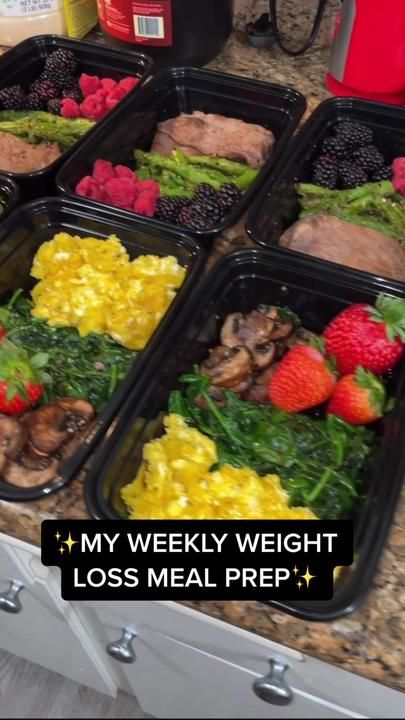 Health Meal Prep, Healthy Lunch Snacks, Healthy High Protein Meals, Healthy Lunch Meal Prep, Easy Healthy Meal Prep, Lunch Recipes Healthy, Health Dinner Recipes, Lunch Meal Prep, Meal Prep For The Week